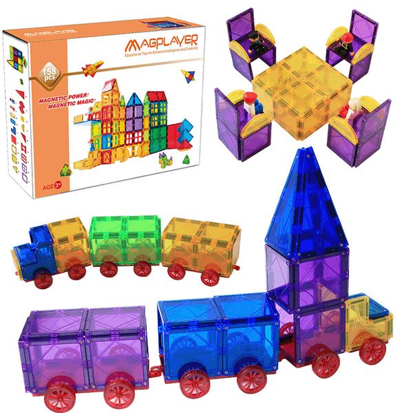 magic magnetic player color window piece assembly puzzle children building block construction transparent toy
magic magnetic player color window piece assembly puzzle children building block construction transparent toy