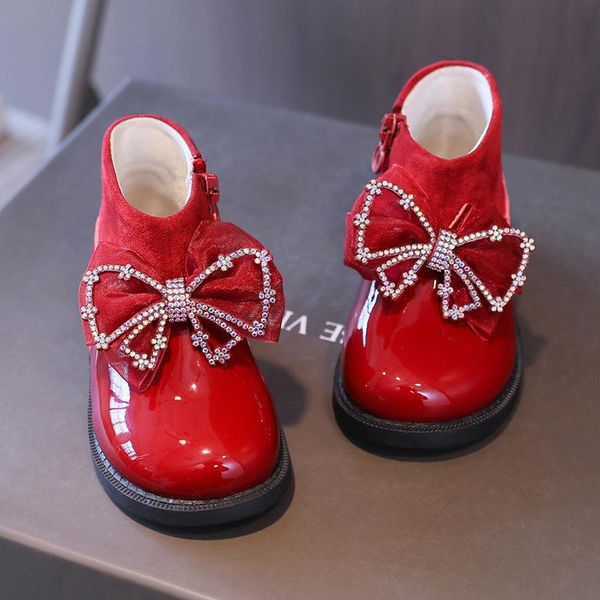 flat shoes children front bow-knot solid red girls boots autumn winter pu kids fashion sock korean style chic leather, Black;grey
flat shoes children front bow-knot solid red girls boots autumn winter pu kids fashion sock korean style chic leather, Black;grey
