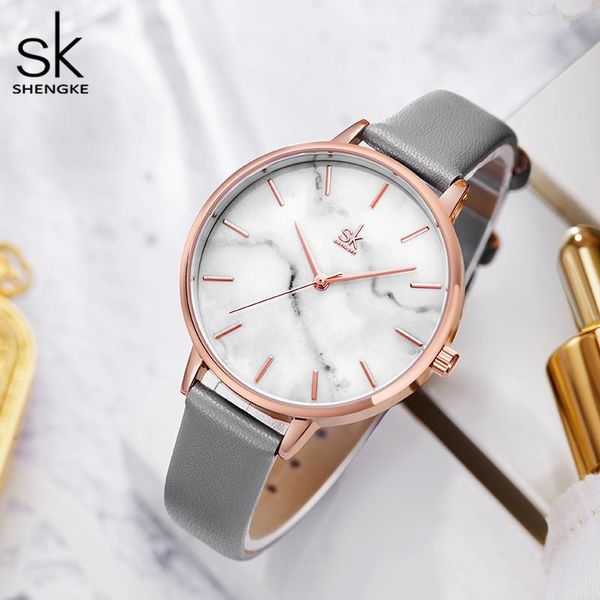 wristwatches shengke brand women's wrist watch simple classic rose gold quartz watches for ladies clock relogio feminino montre femme, Slivery;brown
wristwatches shengke brand women's wrist watch simple classic rose gold quartz watches for ladies clock relogio feminino montre femme, Slivery;brown