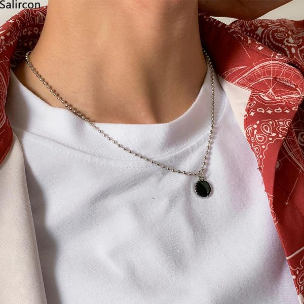 pendant necklaces hiphop silver color seed beads clavicle chain necklace for men women black sun flowers steampunk jewelry gift
pendant necklaces hiphop silver color seed beads clavicle chain necklace for men women black sun flowers steampunk jewelry gift