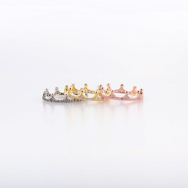 cluster rings 100% 925 sterling silver 3 color diy crown with full crystal for women wedding beauty jewelry pan, Golden;silver
cluster rings 100% 925 sterling silver 3 color diy crown with full crystal for women wedding beauty jewelry pan, Golden;silver
