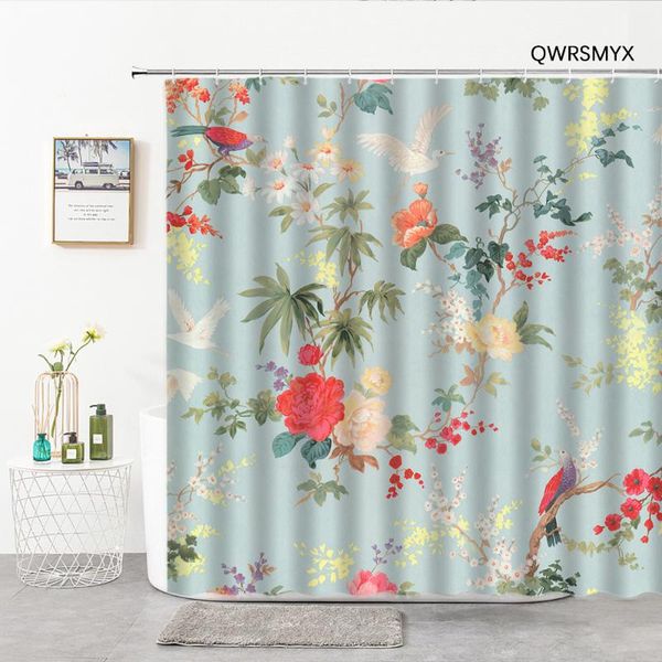 shower curtains red flower and bird leaf print bathroom curtain plant flowers accessories set products
shower curtains red flower and bird leaf print bathroom curtain plant flowers accessories set products
