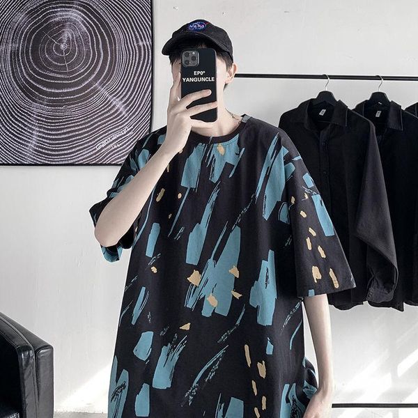 men's t-shirts tie-dye short-sleeved t-shirt for men summer logo ins loose all-match clothes teenagers high-end half-sleeved five-m, White;black
men's t-shirts tie-dye short-sleeved t-shirt for men summer logo ins loose all-match clothes teenagers high-end half-sleeved five-m, White;black