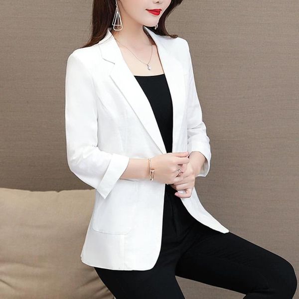 blazer mujer 2021 women solid plus size three quarter sleeve pockets casual ladies office wear coat elegant feminino a1 women's suits &, White;black
blazer mujer 2021 women solid plus size three quarter sleeve pockets casual ladies office wear coat elegant feminino a1 women's suits &, White;black