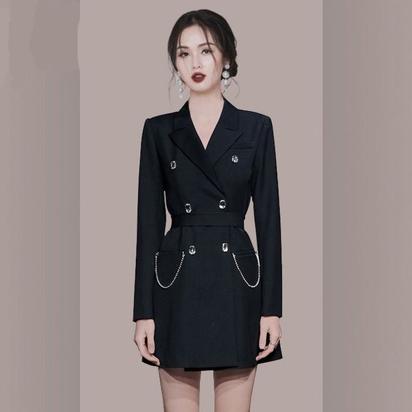 chic autumn winter coat women suit coats outwear casual notched collar office wear work runway jackets blazer 210514, Black;brown
chic autumn winter coat women suit coats outwear casual notched collar office wear work runway jackets blazer 210514, Black;brown