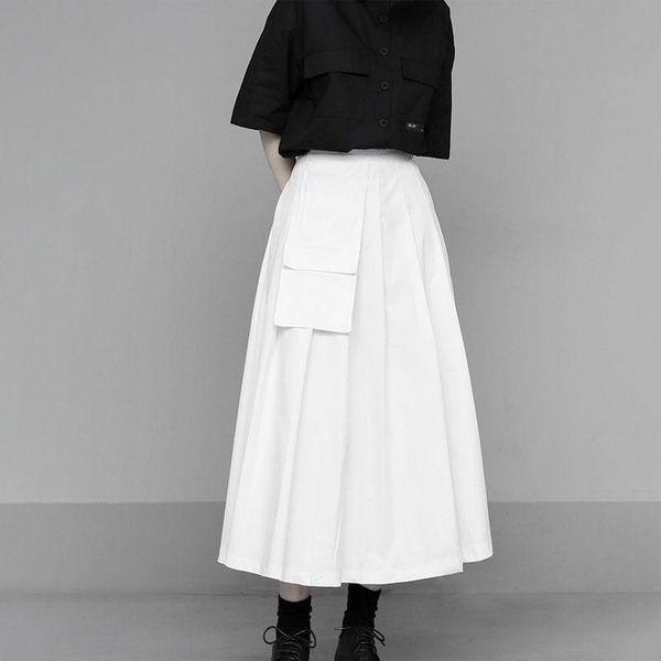 skirts 2021 skirt woman summer dark japanese high waist pocket personalized pleated black white harajuku
skirts 2021 skirt woman summer dark japanese high waist pocket personalized pleated black white harajuku