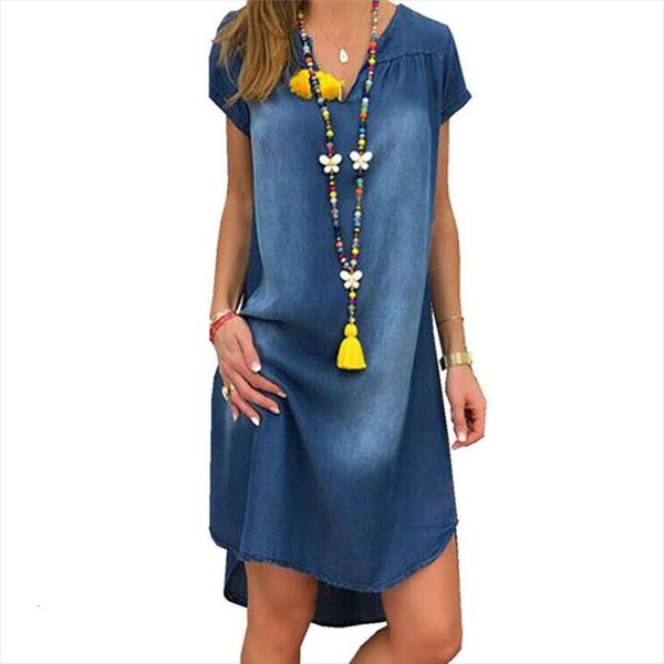 summer denim distressed blue women dress v neck short sleeve mini plus size irregular vestidos, Black;gray
summer denim distressed blue women dress v neck short sleeve mini plus size irregular vestidos, Black;gray