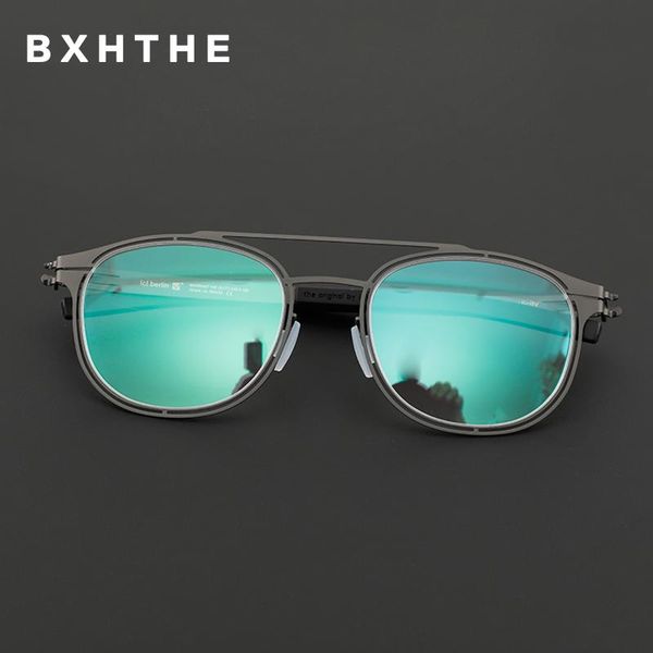 fashion sunglasses frames berlin titanium alloy glasses frame men women round myopia optical prescription eyeglasses manual eyewear super li, Black
fashion sunglasses frames berlin titanium alloy glasses frame men women round myopia optical prescription eyeglasses manual eyewear super li, Black