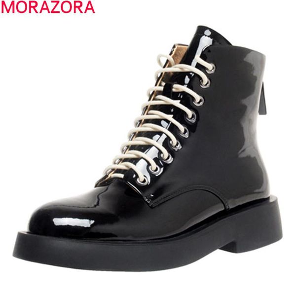 boots morazora 2021 arrival women low heel round toe lace up autumn winter ankle ladies shoes, Black
boots morazora 2021 arrival women low heel round toe lace up autumn winter ankle ladies shoes, Black