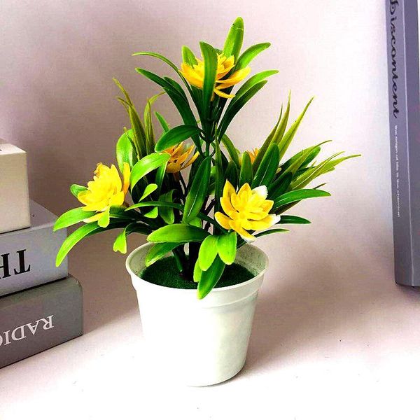 decorative flowers & wreaths artificial potted flower fake false plants outdoor garden home in pot decor
decorative flowers & wreaths artificial potted flower fake false plants outdoor garden home in pot decor