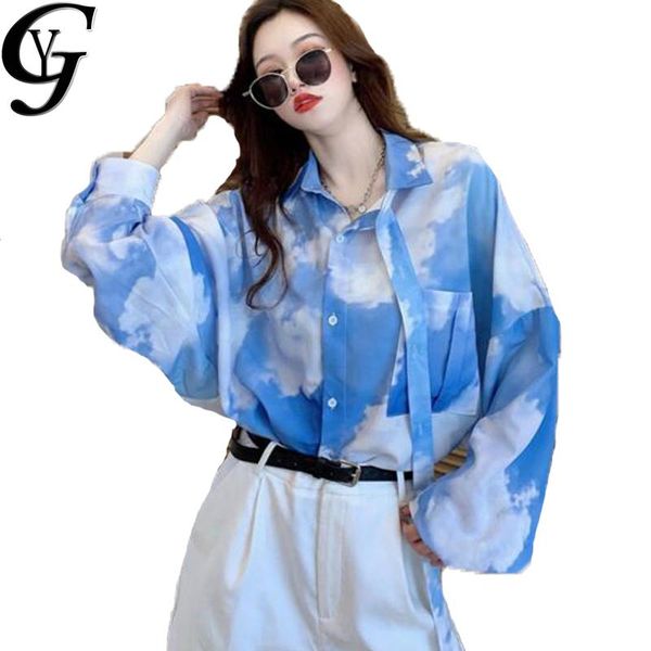 harajuku tie dye shirt women korean fashion lentern sleeve and blouse loose plus size boho camisas mujer women's blouses & shirts, White
harajuku tie dye shirt women korean fashion lentern sleeve and blouse loose plus size boho camisas mujer women's blouses & shirts, White