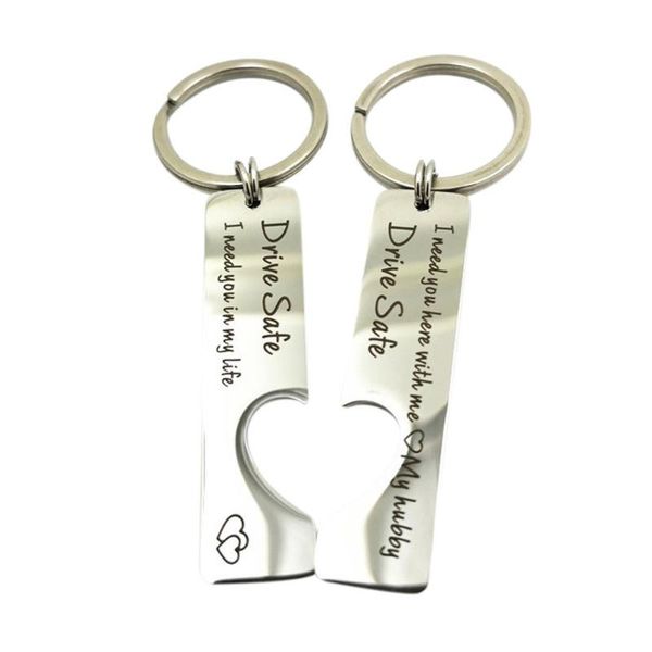 keychains xiufen 304 stainless steel fashion keyring gifts engraved drive safe i need you here with me keychain key chain, Silver
keychains xiufen 304 stainless steel fashion keyring gifts engraved drive safe i need you here with me keychain key chain, Silver