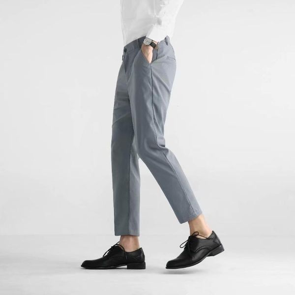 men's pants 2021 straight business casual trousers spring and autumn solid color long formal, Black
men's pants 2021 straight business casual trousers spring and autumn solid color long formal, Black