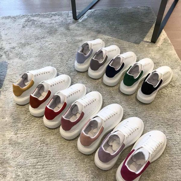 2021 men women casual shoes fashion sneakers black white leather trainers suede platform mens flat 35-45
2021 men women casual shoes fashion sneakers black white leather trainers suede platform mens flat 35-45