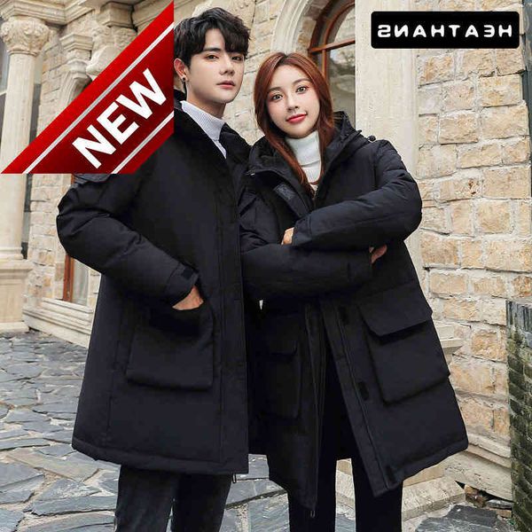 -20 winter degree 2021 couple down coats hooded men's jackets loose casual thick jacket male fashion men women parkas, Black
-20 winter degree 2021 couple down coats hooded men's jackets loose casual thick jacket male fashion men women parkas, Black