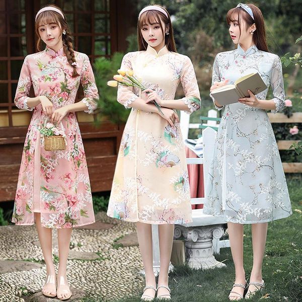 party dresses vintage oversize novelty chinese formal rayon dress style women mandarin collar qipao elegant lady cheongsam sexy, White;black
party dresses vintage oversize novelty chinese formal rayon dress style women mandarin collar qipao elegant lady cheongsam sexy, White;black
