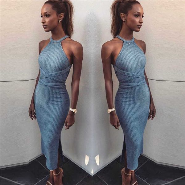 casual dresses club summer robe sleeveless halter bandage women night party slim mid-calf bodycon es c5dw, Black;gray
casual dresses club summer robe sleeveless halter bandage women night party slim mid-calf bodycon es c5dw, Black;gray