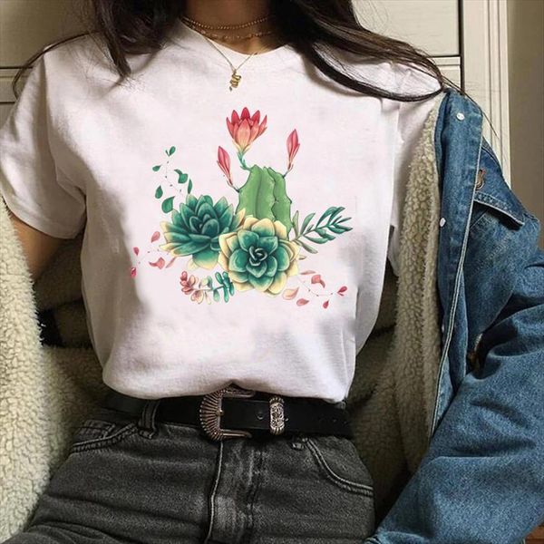 tees print graphic cactus plant women t shirt floral flower casual clothing clothes female womens, White
tees print graphic cactus plant women t shirt floral flower casual clothing clothes female womens, White