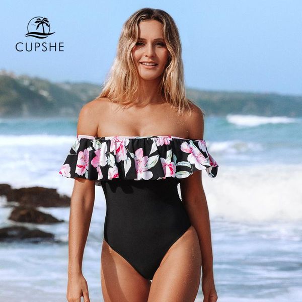off the shoulder ruffled one-piece swimsuit black floral women monokini 2021 girls beach bathing suits swimwear two-piece
off the shoulder ruffled one-piece swimsuit black floral women monokini 2021 girls beach bathing suits swimwear two-piece