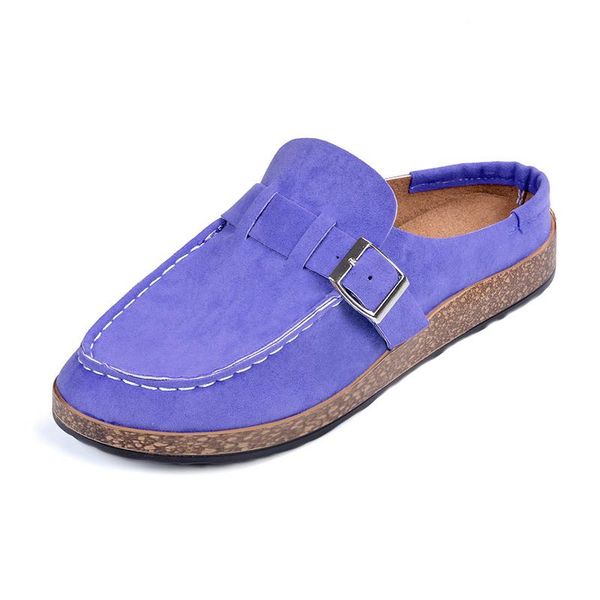 shoes women slip on sandals 2021 summer retro casual comfy leather buckle suede ladies flat soft female, Black
shoes women slip on sandals 2021 summer retro casual comfy leather buckle suede ladies flat soft female, Black