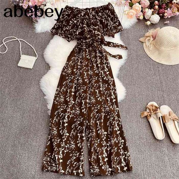 women blhemian floral jumpsuits slash neck sashes rompers summer off shoulder wide leg long rompers, Black;white
women blhemian floral jumpsuits slash neck sashes rompers summer off shoulder wide leg long rompers, Black;white
