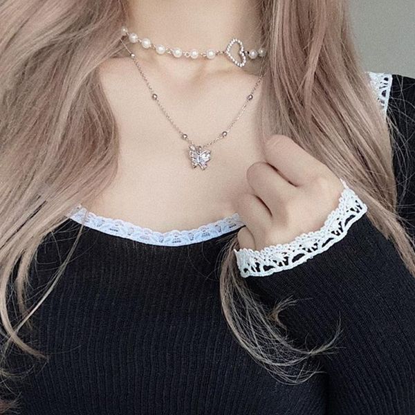 chains heart necklaces woman jewelry women necklace artificial pearl chain pendant lady silver color vintage european alloy naszyjnik
chains heart necklaces woman jewelry women necklace artificial pearl chain pendant lady silver color vintage european alloy naszyjnik