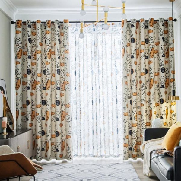 curtain & drapes modern simple pastoral style small fresh printing blessing finished custom curtains for living room bedroom
curtain & drapes modern simple pastoral style small fresh printing blessing finished custom curtains for living room bedroom