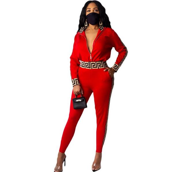 80219#european and american women's tracksuits fashion casual stitching sports two-piece suit, Gray
80219#european and american women's tracksuits fashion casual stitching sports two-piece suit, Gray