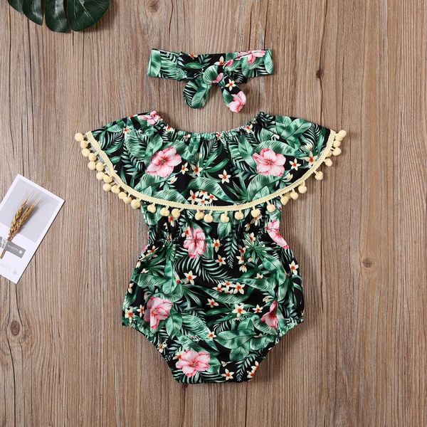 rompers baby summer clothing infant born girls elastic waist slim bodysuits flowers tassels jumpsuits + headband, Blue
rompers baby summer clothing infant born girls elastic waist slim bodysuits flowers tassels jumpsuits + headband, Blue