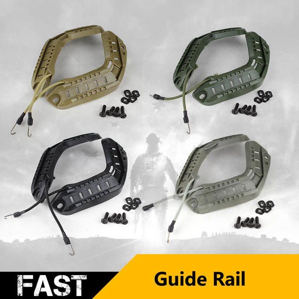 cycling helmets 1 pair tactic military combat helmet side rails hunting fast guide rail with lanyard mounting screws accessories
cycling helmets 1 pair tactic military combat helmet side rails hunting fast guide rail with lanyard mounting screws accessories