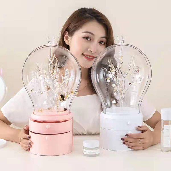 jewelry pouches, bags storage box deskdustproof household earrings necklace finishing can rotate, Pink;blue
jewelry pouches, bags storage box deskdustproof household earrings necklace finishing can rotate, Pink;blue