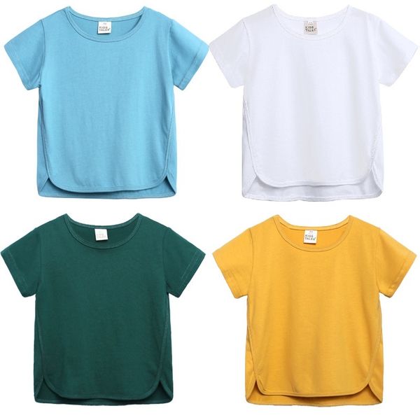 toddler girl clothes summer baby t-shirts kids fashion short sleeve tees cotton solid color base tshirts 210413, White;black
toddler girl clothes summer baby t-shirts kids fashion short sleeve tees cotton solid color base tshirts 210413, White;black