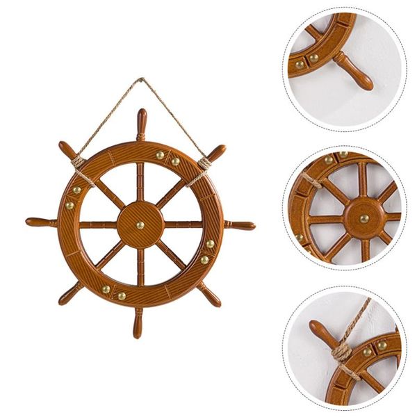 ship steering wheel decor mediterranean style wall adornment wooden pendant decorative objects & figurines
ship steering wheel decor mediterranean style wall adornment wooden pendant decorative objects & figurines
