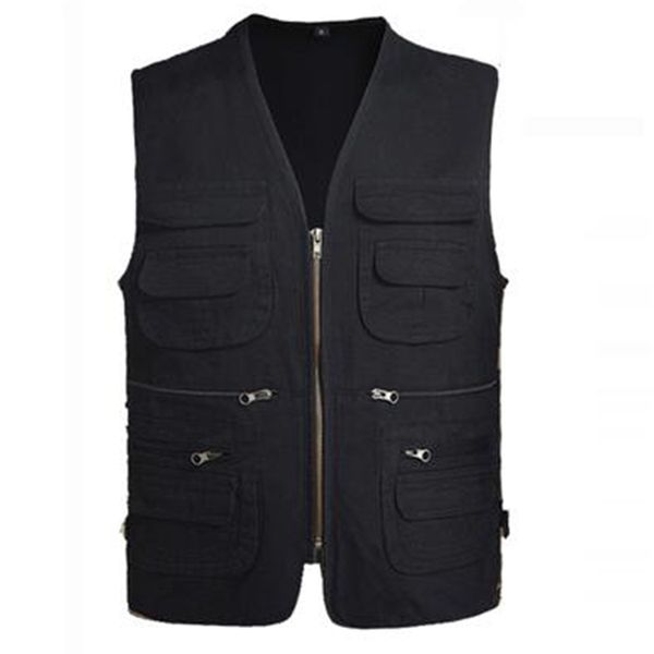 men's vests male vest men colete masculino casual mesh waistcoat plus size 5xl loose multi-pockets pography wholesale 4ve4, Black;white
men's vests male vest men colete masculino casual mesh waistcoat plus size 5xl loose multi-pockets pography wholesale 4ve4, Black;white