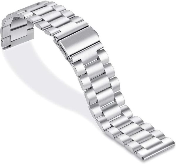 watch bands used for huawei gt2/gt 2e/samsung galaxy 3 22mm adjustable stainless steel strap metal bracelet, Black;brown 
watch bands used for huawei gt2/gt 2e/samsung galaxy 3 22mm adjustable stainless steel strap metal bracelet, Black;brown
