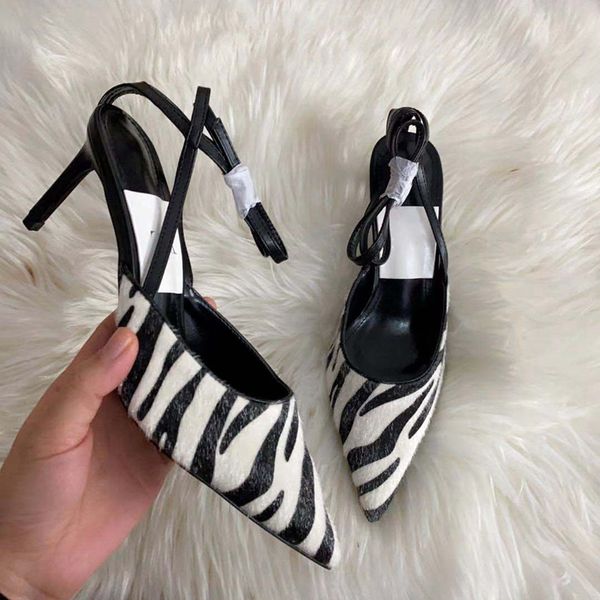 fashion designer flip flop zebra pattern back strap pointed toe sandals scuffs women thin high heels 7cm leopard pumps party dress mule shoe, Black
fashion designer flip flop zebra pattern back strap pointed toe sandals scuffs women thin high heels 7cm leopard pumps party dress mule shoe, Black