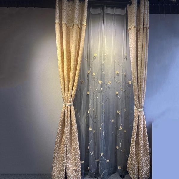curtain & drapes fresh small floral shading chenille curtains for living room bedroom double-sided jacquard stitching milk tea color
curtain & drapes fresh small floral shading chenille curtains for living room bedroom double-sided jacquard stitching milk tea color