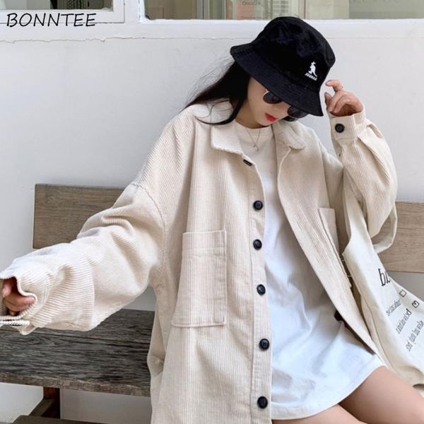 basic jackets women retro chic oversized harajuku trendy fall ladies streetwear all-match single breasted ins teens outwear coat women', Black;brown
basic jackets women retro chic oversized harajuku trendy fall ladies streetwear all-match single breasted ins teens outwear coat women', Black;brown