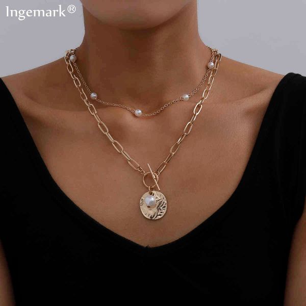 necklaces pendants gothic baroque pearl coin pendant choker for women wedding punk bead lariat gold color long chain jewelry gift, Silver
necklaces pendants gothic baroque pearl coin pendant choker for women wedding punk bead lariat gold color long chain jewelry gift, Silver
