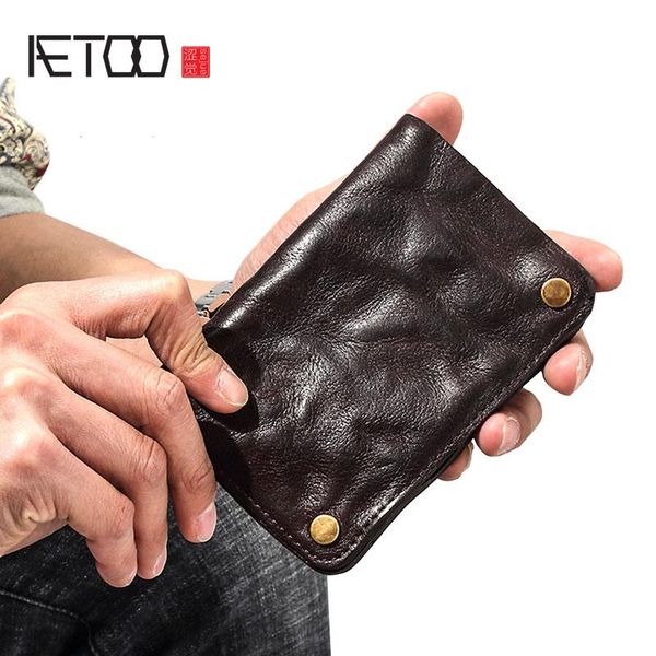 wallets aetoo retro wallet men's short leather old original young clips vertical button snaps full money clip vint, Red;black
wallets aetoo retro wallet men's short leather old original young clips vertical button snaps full money clip vint, Red;black