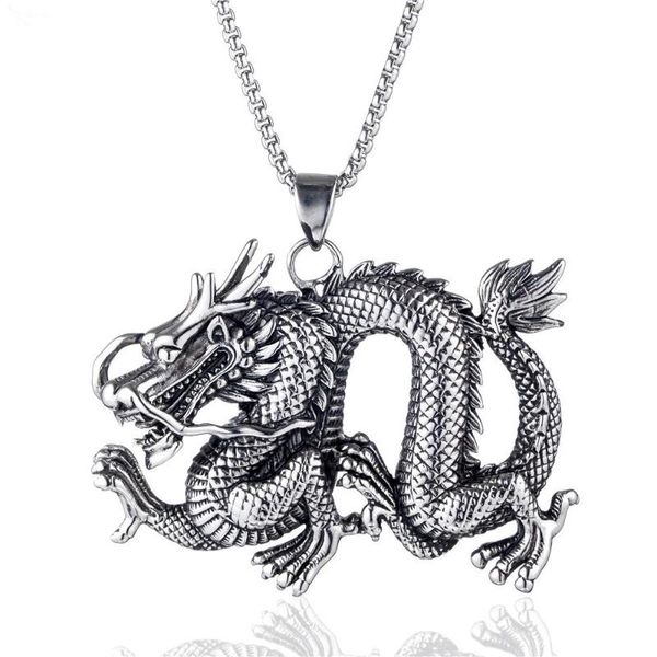 chains 2021 arrival chain on the neck china dragon pendant necklace golden retro jewelry wholesale, Silver
chains 2021 arrival chain on the neck china dragon pendant necklace golden retro jewelry wholesale, Silver