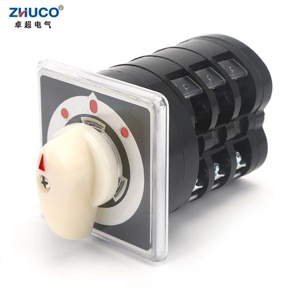 smart home control zhuco lw5d-16/d0723.3l16a three position pole electrical rotary selector cam changeover switch with screws useful tool
smart home control zhuco lw5d-16/d0723.3l16a three position pole electrical rotary selector cam changeover switch with screws useful tool