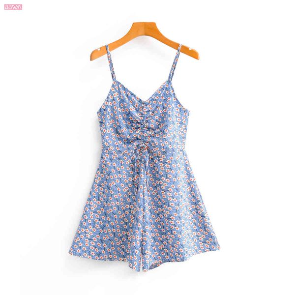 french floral sweet and cute retro sleeveless women's jumpsuit summer chic seaside vacation female jumpsuit 210507, Black;white
french floral sweet and cute retro sleeveless women's jumpsuit summer chic seaside vacation female jumpsuit 210507, Black;white