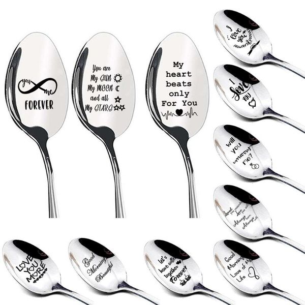 spoons coffee spoon lettering long handle tea ice cream tableware valentine dessert household use teaspoon year gift
spoons coffee spoon lettering long handle tea ice cream tableware valentine dessert household use teaspoon year gift