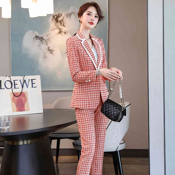 pant arrival red green chess 2 female ensemble ladies suit lady in office ol jacket blazer and ankle length pants, White
pant arrival red green chess 2 female ensemble ladies suit lady in office ol jacket blazer and ankle length pants, White