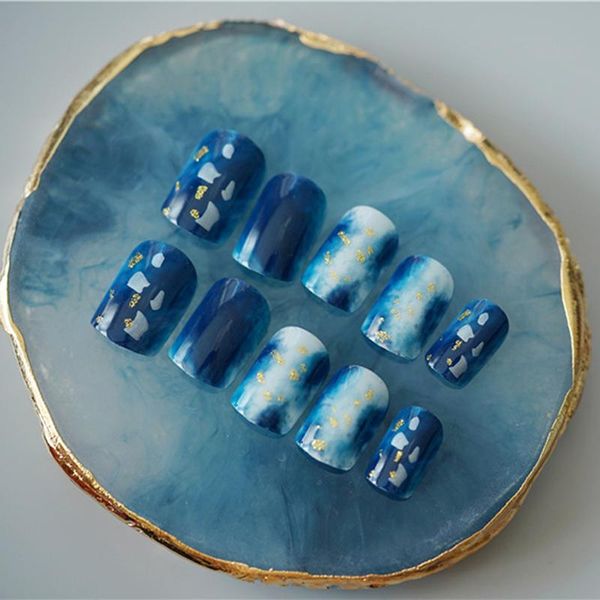 false nails 24pcs marble blue square artificial nail tips with glue for office home fake set fashion, Red;gold
false nails 24pcs marble blue square artificial nail tips with glue for office home fake set fashion, Red;gold