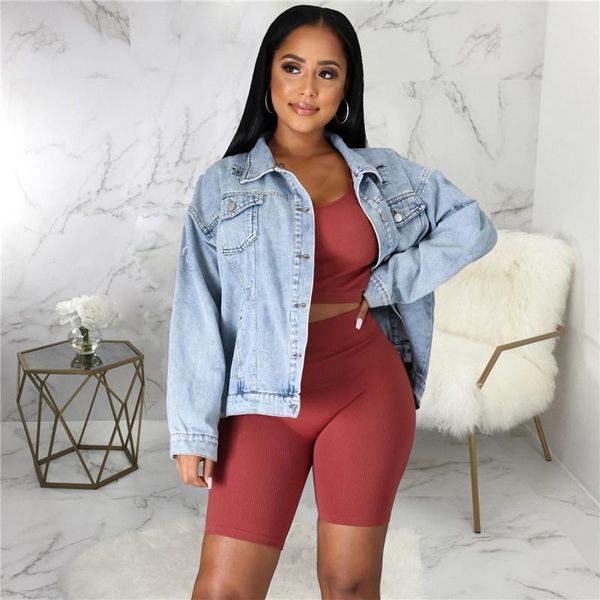 women's jackets hole denim women streetwear long sleeve vintage jean jacket autumn winter female casual loose coat outerwear, Black;brown
women's jackets hole denim women streetwear long sleeve vintage jean jacket autumn winter female casual loose coat outerwear, Black;brown