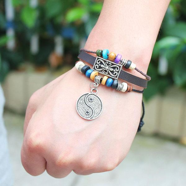 charm bracelets women multi layers pendant beads braid bracelet string bangle jewelry gifts lxh, Golden;silver
charm bracelets women multi layers pendant beads braid bracelet string bangle jewelry gifts lxh, Golden;silver