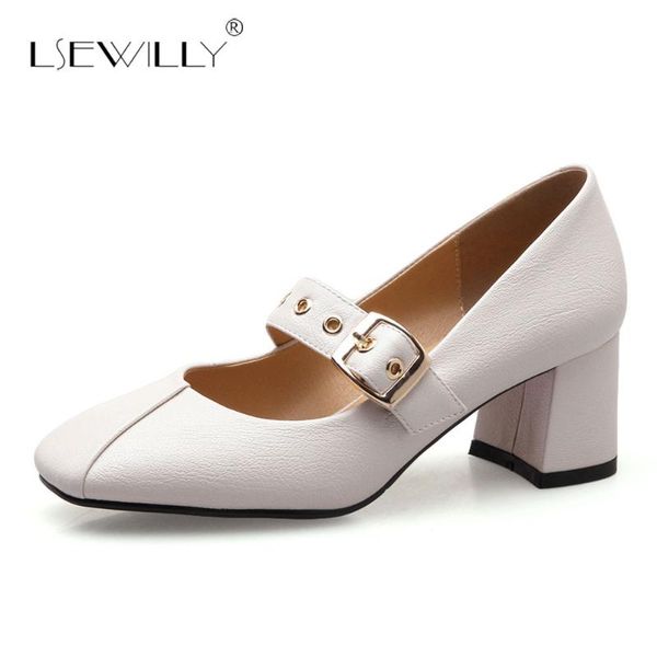 dress shoes lsewilly 2021 arrival women square toe thick heel buckle pumps elegant party ladies plus size 31-46 s211, Black
dress shoes lsewilly 2021 arrival women square toe thick heel buckle pumps elegant party ladies plus size 31-46 s211, Black
