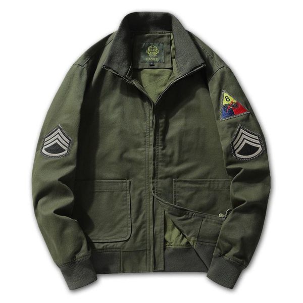 men's jackets jacket men military flight ike retro wwii pilot bomber battle fury tanker coat militari clothes plus size, Black;brown
men's jackets jacket men military flight ike retro wwii pilot bomber battle fury tanker coat militari clothes plus size, Black;brown